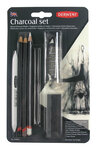 Crayon fusain Derwent Charcoal 10 pièces