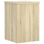 vidaXL Supports pour plantes 2 Pièces chêne sonoma bois d'ingénierie