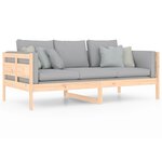 vidaXL Lit de jour Bois massif de pin 90x190 cm