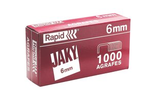 Boite de 1000 Agrafes Jaky 6 cuivré RAPID