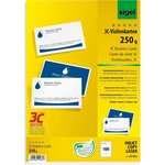 Lot de 100 Cartes de Visite Imprimables 3C Impression Recto Verso 8 5 X 5 5 cm 250 G SIGEL
