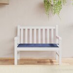 vidaXL Coussin de banc de jardin bleu marine 100x50x3 cm tissu oxford