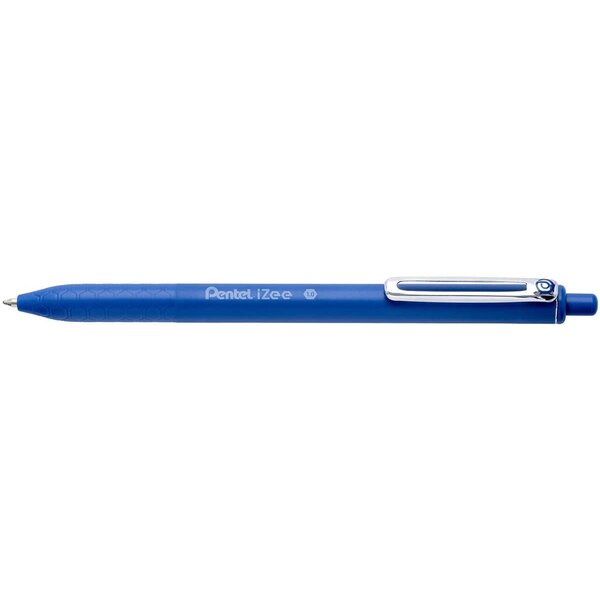 Stylo à bille rétractable izee  bleu x 12 pentel