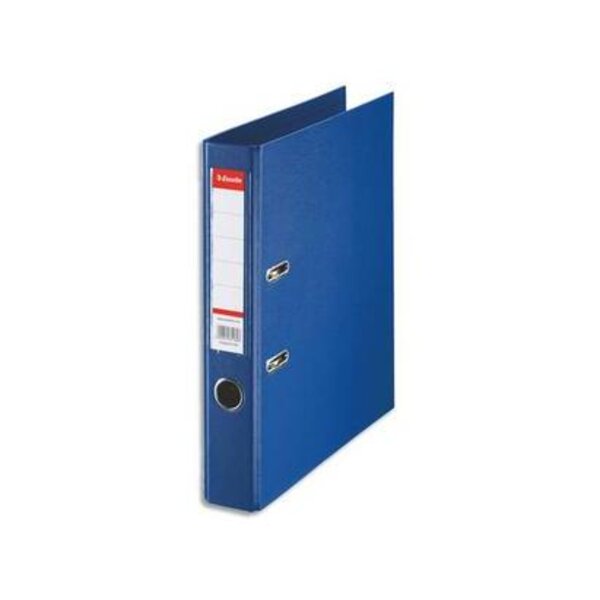 Classeur à levier plastique Standard A4 Dos 50 mm Bleu ESSELTE