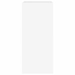 vidaXL Meubles TV muraux avec lumières LED 2 Pièces blanc 30 5x35x70 cm