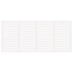 vidaXL Tête de lit murale Blanc 186x3x91 5 cm Bois massif de pin