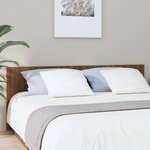 vidaXL Tête de lit Chêne marron 200x1 5x80 cm Bois d'ingénierie