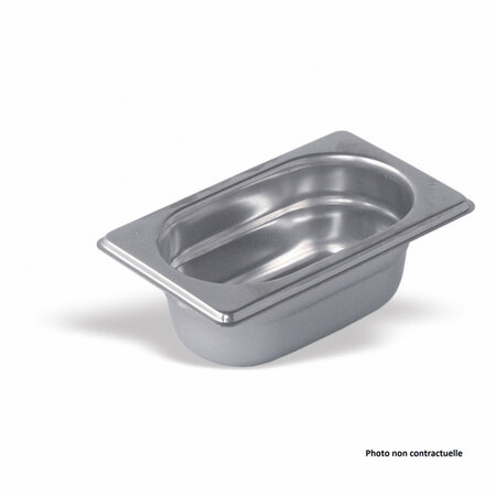 Bac gastro inox gn 1/9 - h 65 mm - pujadas -  - inox0.6