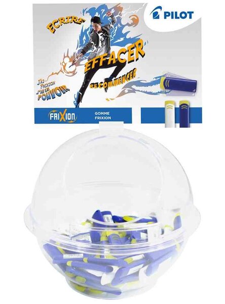 présentoir de 96 gommes en plastique FRIXION PILOT