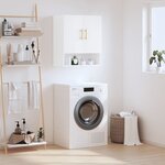vidaXL Armoire murale blanc 60x31x70 cm bois d'ingénierie