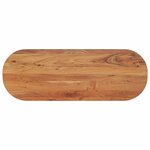 vidaXL Dessus de table 110x40x2 5 cm ovale bois massif d'acacia