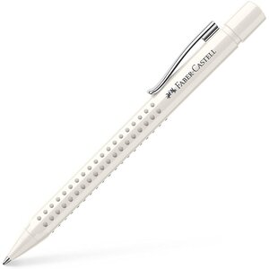 Stylo à bille rétractable grip 2010  blanc faber-castell
