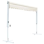 vidaXL Auvent sur pied 500 x 300 cm Crème