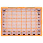 vidaXL Organisateur multi-tiroirs avec 64 tiroirs 52x16x37 5 cm