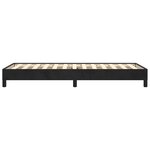 vidaXL Cadre de lit Noir 90x200 cm Velours