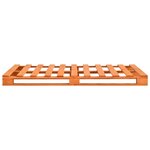 vidaXL Cadre de lit de palette Marron Bois de pin massif 160 x 200 cm