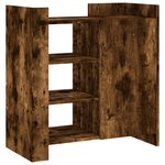 vidaXL Buffet chêne fumé 73 5x35x75 cm bois d'ingénierie