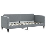 vidaXL Lit de repos gris clair 80x200 cm tissu
