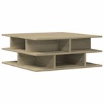vidaXL Table basse chêne sonoma 70x70x29 cm bois d'ingénierie