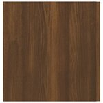 vidaXL Armoire murale Chêne marron 80x39x40 cm Bois d'ingénierie