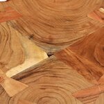 vidaXL Table de bar Bois d'acacia massif 90x60x110 cm