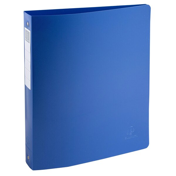 Classeur 4 Anneaux 30mm Polypropylène Recyclé Beeblue - A4 Maxi - Bleu Marine - X 12 - Exacompta