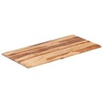 vidaXL Dessus de table Bois solide 25-27 mm 60x100 cm