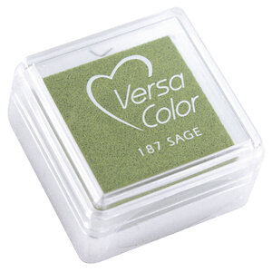 Tampon encreur "Versacolor"  vert menthe  2 5x2 5 cm