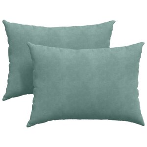 vidaXL Coussins de canapé 2 Pièces Vert Mer 70 x 50 cm
