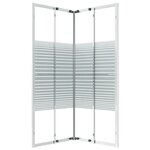 vidaXL Cabine de douche ESG 80x80x180 cm