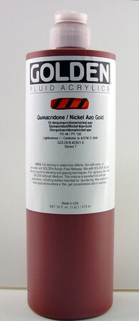 Peinture Acrylic FLUIDS Golden 473ml Or Quinacridone Nickel Azo S7