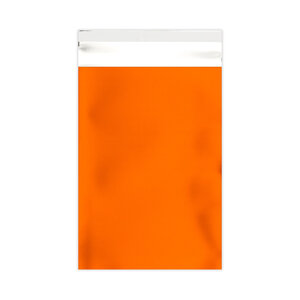 Lot de 100 sachet alu mat orange 162x114 mm (c6)