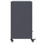 vidaXL Buffet anthracite 68 5x39x72 cm acier laminé à froid