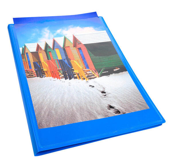 Porte-vues person. PP KC 5/10e 60V bleu EXACOMPTA