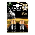 Piles Plus Power MN2400 AAA LR03 blister de 4 DURACELL