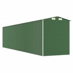 vidaXL Abri de jardin Vert 192x855x223 cm Acier galvanisé