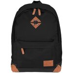 ABBEY Sac a dos de taille moyenne - 100% Polyester 300T - 42 x 30 x 16 cm - Capacité : 20 L - Noir