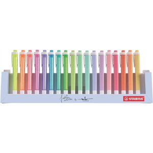 STABILO BOSS ORIGINAL surligneur pointe biseautée - Set de bureau de 23  surligneurs - coloris assortis