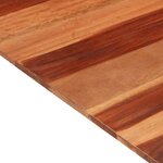 vidaXL Dessus de table Bois solide 15-16 mm 70x90 cm