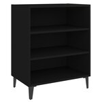 vidaXL Buffet Noir 57x35x70 cm Aggloméré