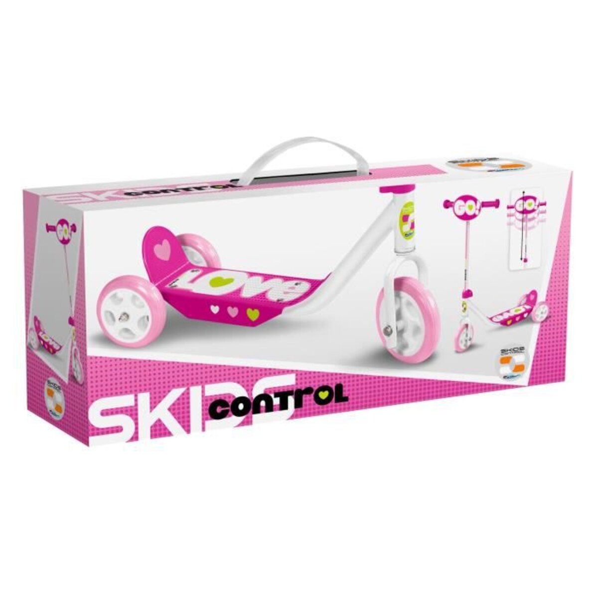 STAMP Trottinette 3 roues a balance SKIDS CONTROL roues lumineuses