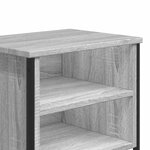 vidaXL Tables de chevet 2 Pièces sonoma gris 40x30x40cm bois d'ingénierie