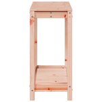 vidaXL Table de rempotage et étagère 108x35x75 cm bois massif douglas