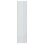 vidaXL Bibliothèque/Séparateur de pièce Blanc brillant bois ingénierie