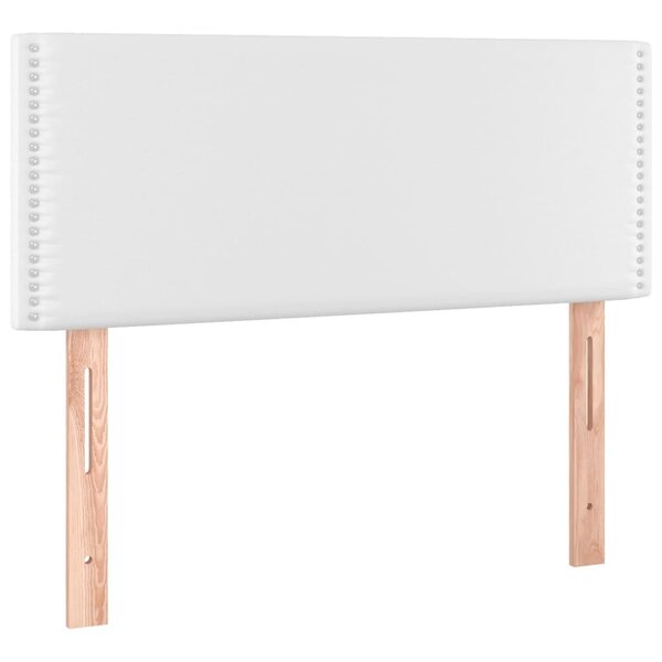 vidaXL Tête de lit Blanc 100x5x78/88 cm Similicuir