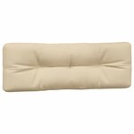 vidaXL Coussins de palette lot de 3 beige tissu