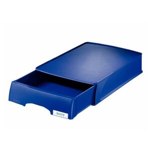Tiroir corbeille à courrier Plus format A4 bleu LEITZ