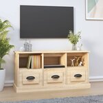 vidaXL Meuble TV chêne sonoma 100x35x50 cm bois d'ingénierie