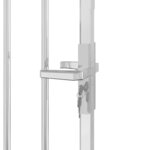 vidaXL Portail de jardin 100x125 cm acier inoxydable