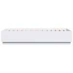 vidaXL Cadre de lit sans matelas blanc 100x200 cm